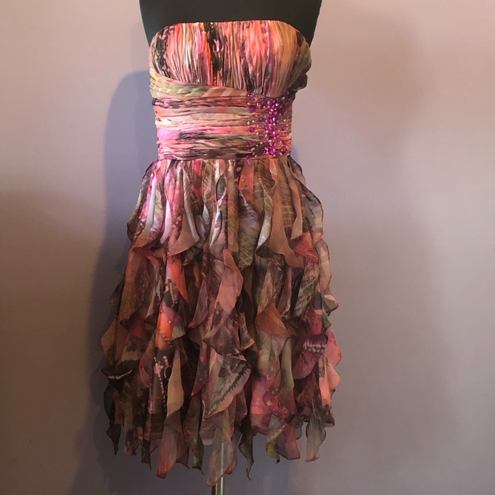 Cache Vintage Strapless Dress